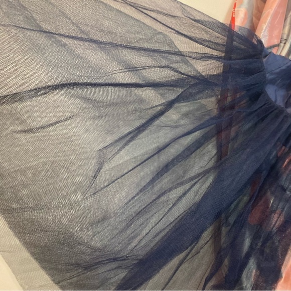 SOIEBLU Sz S Floral Open Back Crinoline Underskirt Jewelled Waist Dress NEW - Picture 10 of 16